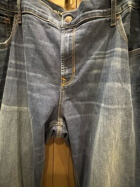 Old Navy Blue Boyfriend Straight Jeans, 20R